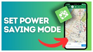 How to set the power saving mode on Maps.Me?