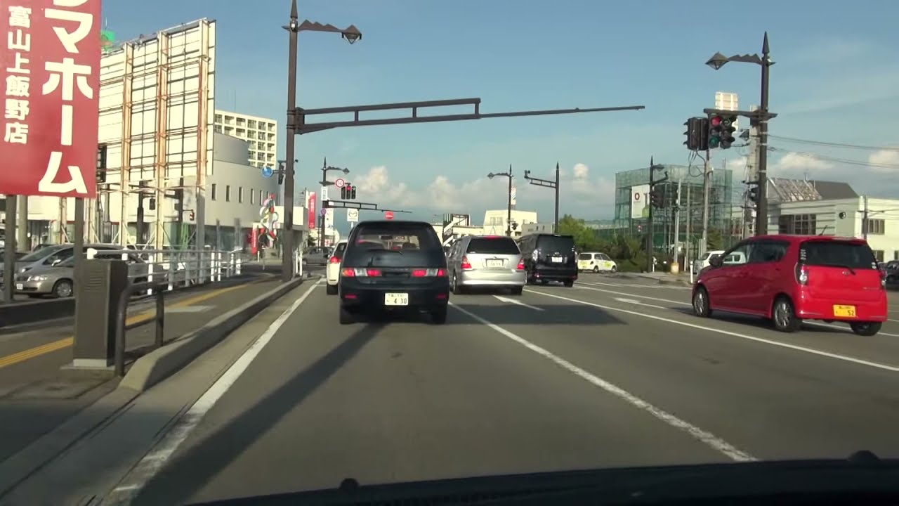 #国道41号（富山方面 ④）平和通り交点～国道8号交点[ #富山市1080p 車載動画 2014ドライブ]