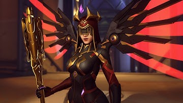 Infinite Seer Mercy Skin Demo (Golden Weapons)