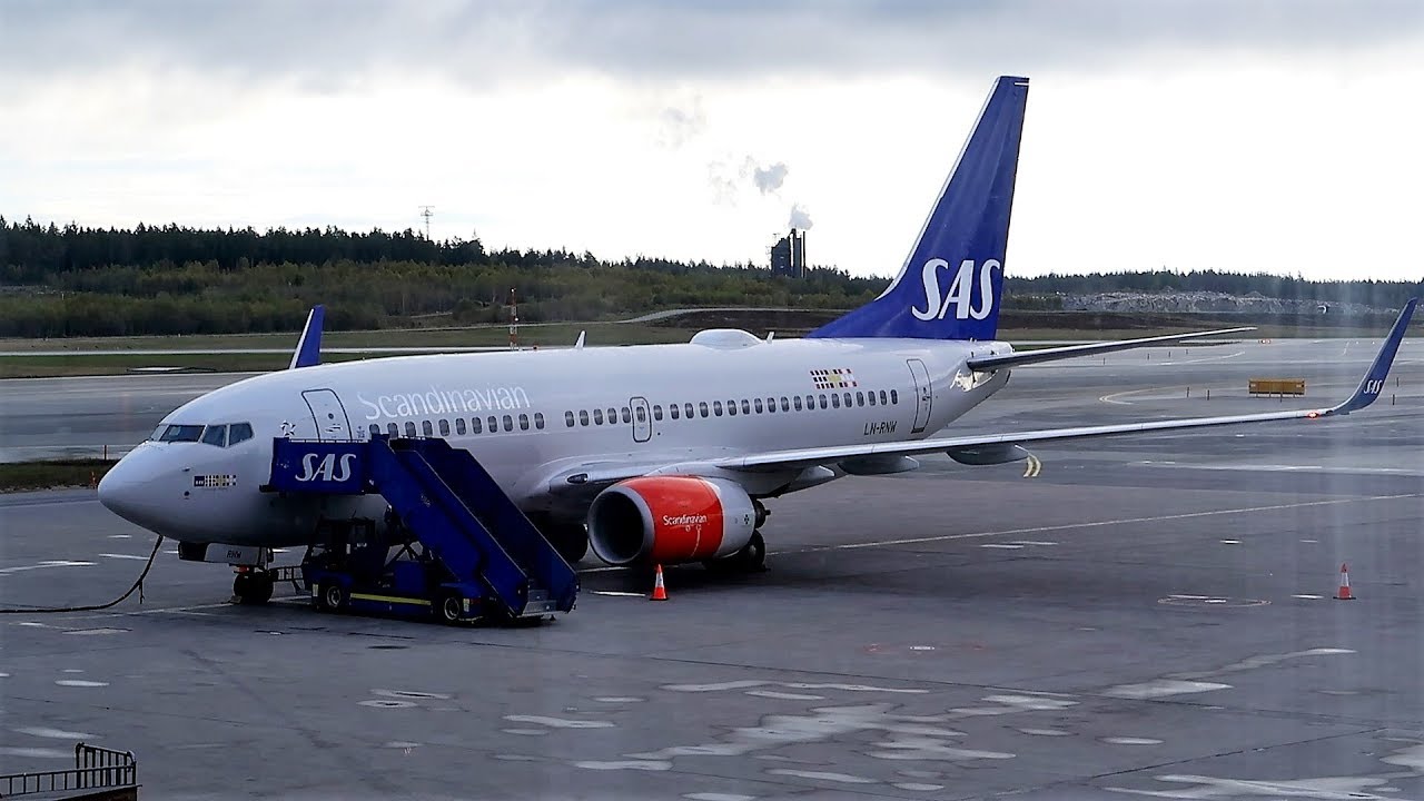 Boeing 737 -700 SAS Стокгольм - Цюрих