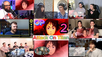Attack on Titan Op 2 Reaction Mashup | "Jiyuu no Tsubasa" by Linked Horizon – Ultimate AoT OP! ⚔️💥