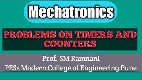 Mechatronics Lec 11. 2 Timers and Counters #Mechanical Engineering#Mechatronics##PLC
