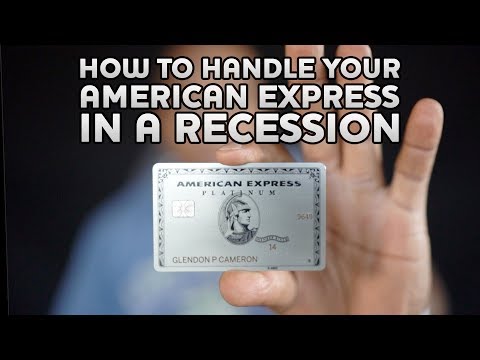MONEY INCOME And PROFIT How To Handle Your AMERICAN EXPRESS CREDIT CARD During The RECESSION