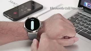 New 710mAh Bluetooth Call Smart Watch Men Sports Fitness Watches  1.85"HD Heart Monitor