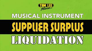 Supplier Surplus Liquidation Sale: Synth, Recording & Live Sound Deals