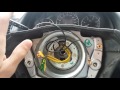 Mercedes ML stearing wheel remove and clock spring change W163 DIY