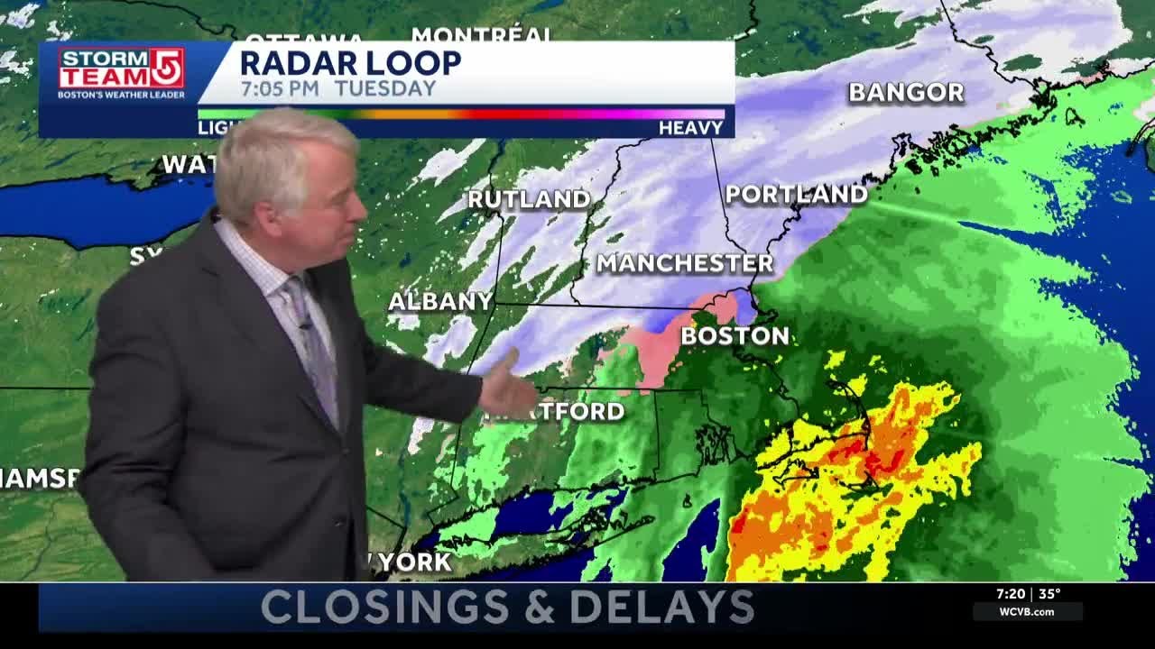 Video: Rain and snow taper off tonight - YouTube