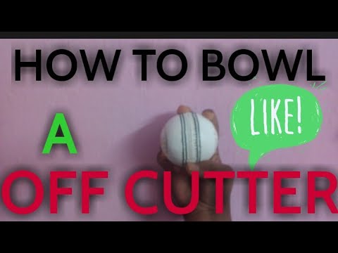 HOW TO BALL A OFF CUTTER WITH DUES BALL | BOWLING TECHNIQUES | CRICKET ...