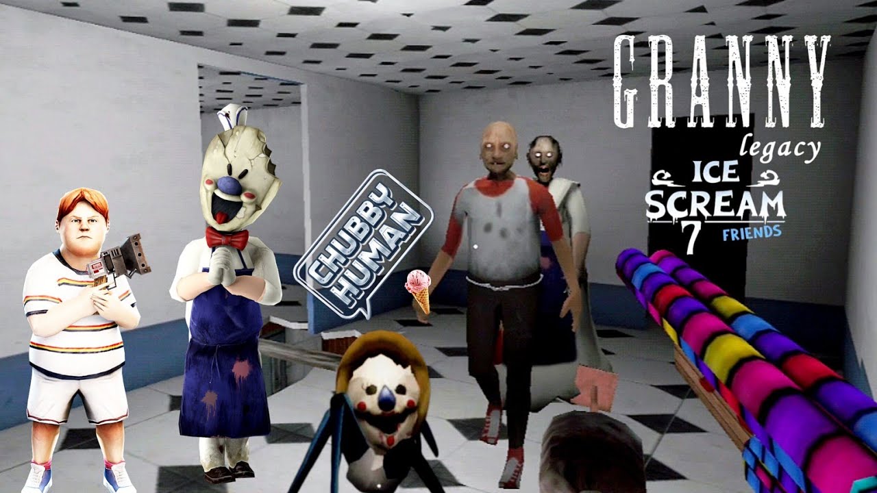 Granny Legacy In Ice Scream 7 Atmosphere Full Gameplay!