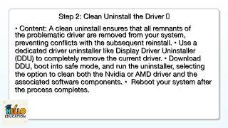 How To Fix Gpu Driver Crashes After The New Nvidia:Amd Update