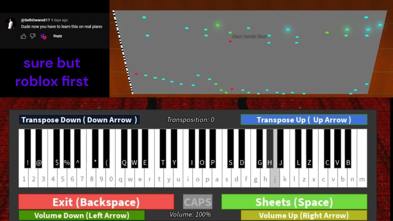 ROBLOX PIANO RUSH E YouTube 