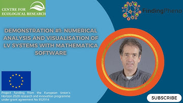 Demonstration 1: numerical analysis and visualisation of LV systems with Mathematica software
