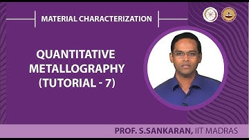Quantitative metallography - Tutorial 7