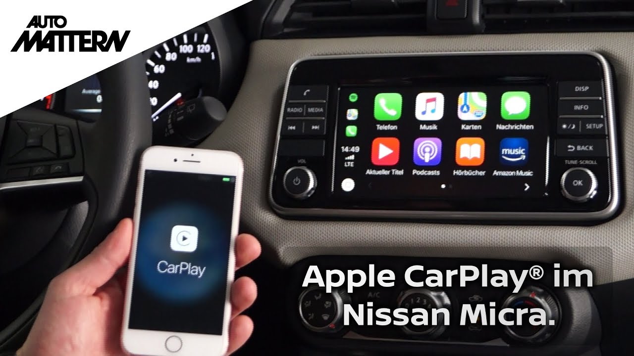 Apple CarPlay im Nissan Micra Apple CarPlay im Nissan Micra