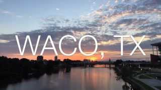 Waco, Texas Brazos River Time-Lapse
