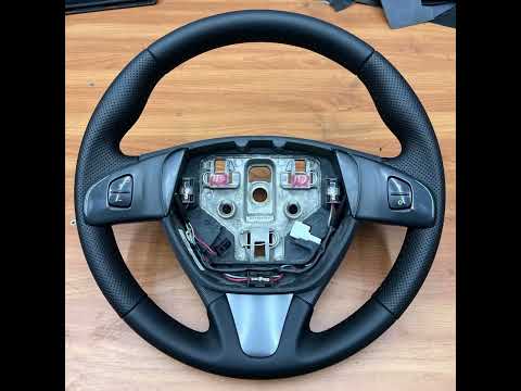 Перетяжка Renault Nissan Челябинск #steeringwheel #перетяжкасалона #руль #tishin #перетяжкаруля