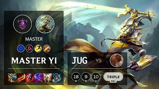 Master Yi Jungle vs Taliyah - EUW Master Patch 11.19