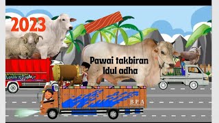 Takbiran!! sapi!! Idul Adha 2023 !!Animasi‼️