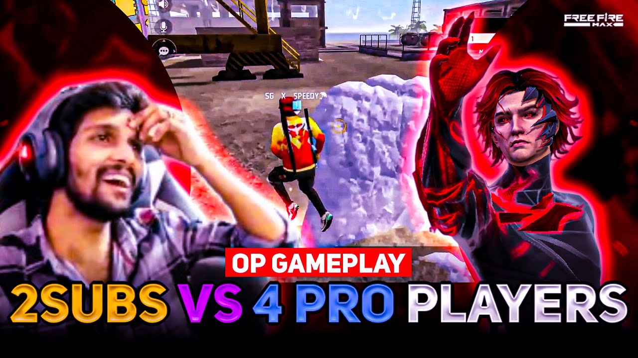2 PC 😈 vs 4 Mobile Players ☠️  | GARENA FREE FIRE | FREE FIRE TELUGU |@nightfurygaming9535