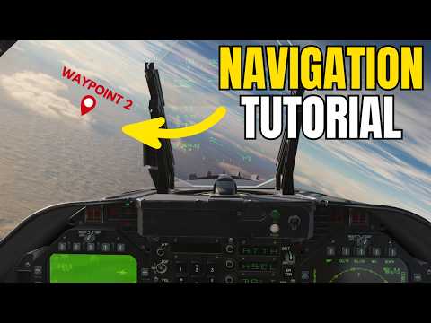 How to nagivate with the F-18 in DCS - Tutorial