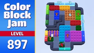 Color Block Jam Level 897 (898) | Every Puzzle Solved! 🎯