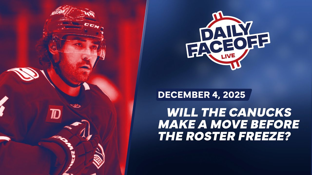 Will the Canucks Make a Move Before the Roster Freeze? | Daily Faceoff LIVE