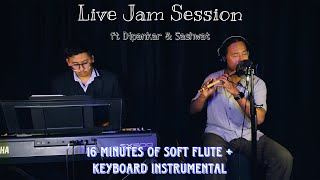 16 Minutes of Soft Flute + Keyboard Instrumental | Live Jam Session | Bollywood Instrumental Cover screenshot 5