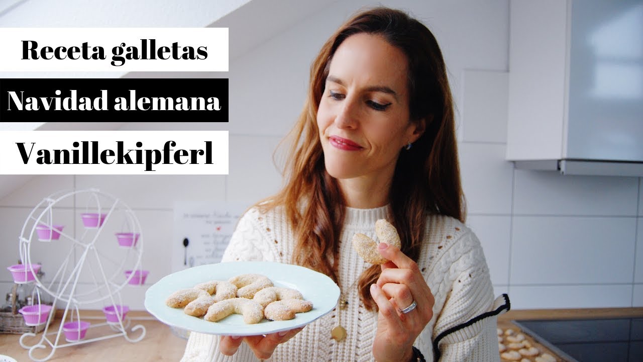 Vanillekipferl: receta original galletas navidad alemanas. Tutorial paso a paso.
