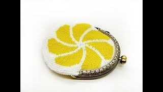 Bead crochet pattern  Beaded coin purse tutorial