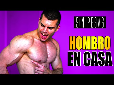 Rutina de HOMBROS EN CASA SIN PESAS para AUMENTAR MASA MUSCULAR 💥 HOMBRO EN CASA SIN MANCUERNAS