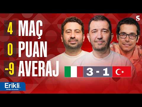 🇮🇹 İtalya 3-1 Türkiye 🇹🇷 Maç Sonu, Milli Ara Puansız Bitti, Montella'nın Kafa Karışıklığı