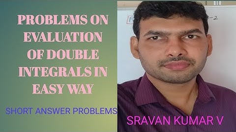 Double integral problems in telugu