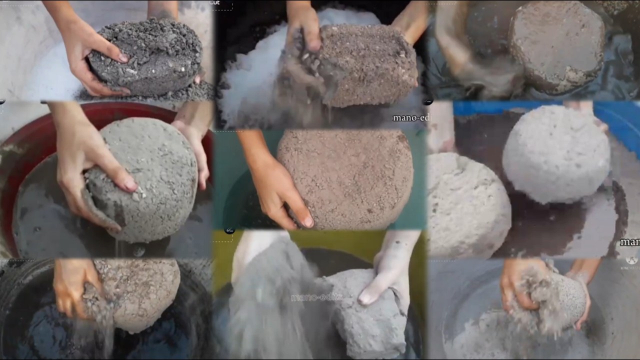 Asmr edits:Gritty Handmade |Gritty sandcement texture dusty bombastic|compilation by Minilibii asmr