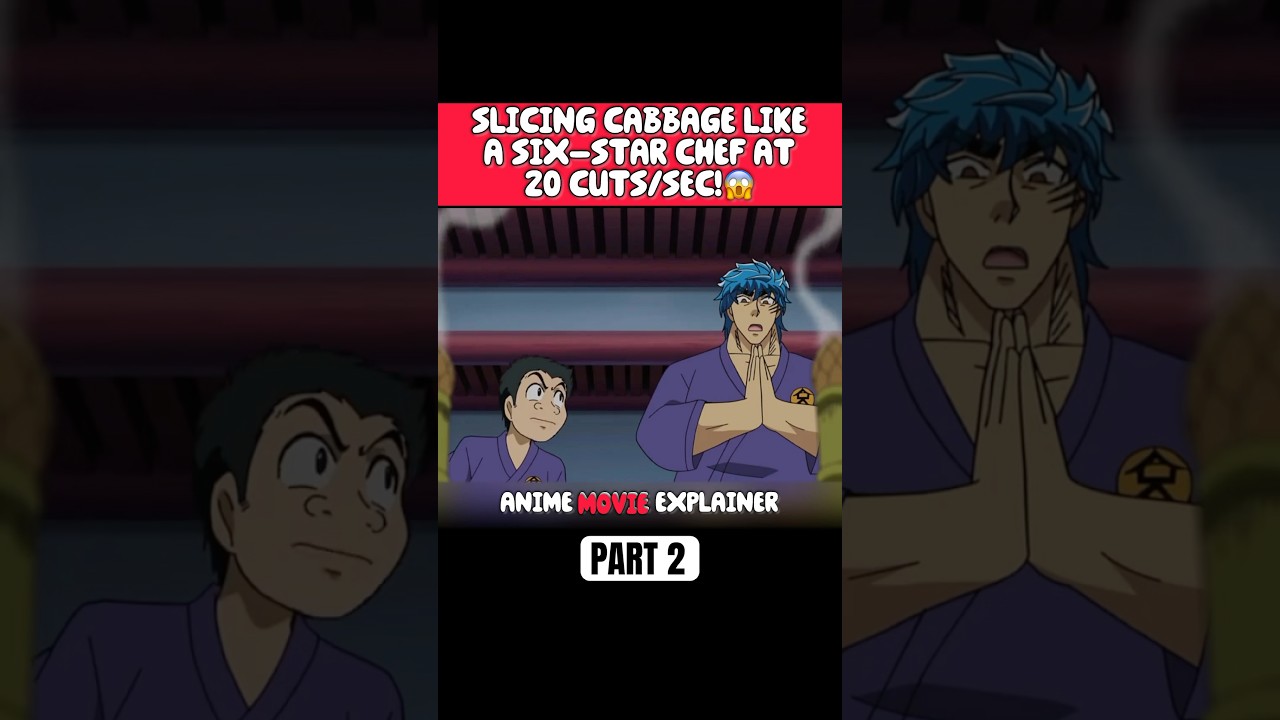 Slicing Cabbage Like a Six-Star Chef at 20 Cuts/Sec!😱