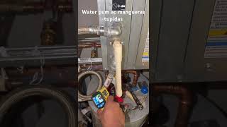 Sistema de aire acondicionado water pum con alta temperatura ( mangueras del condensador obstruidas)