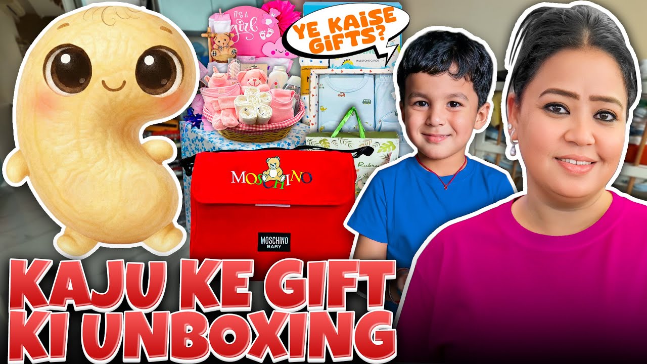 Kaju Ke Gift Humne Unboxing Kiye! 🎁 | Bharti Singh | Harssh Limbachiyaa | Golla