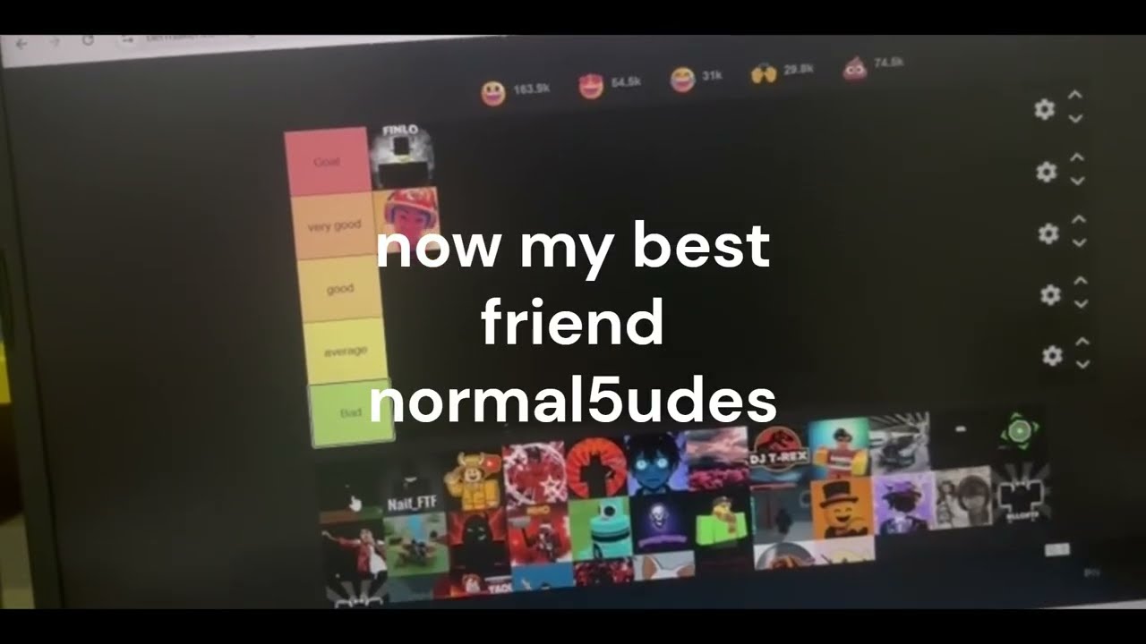 ranking my friends and there skills