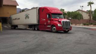 How to park at the loading dock.