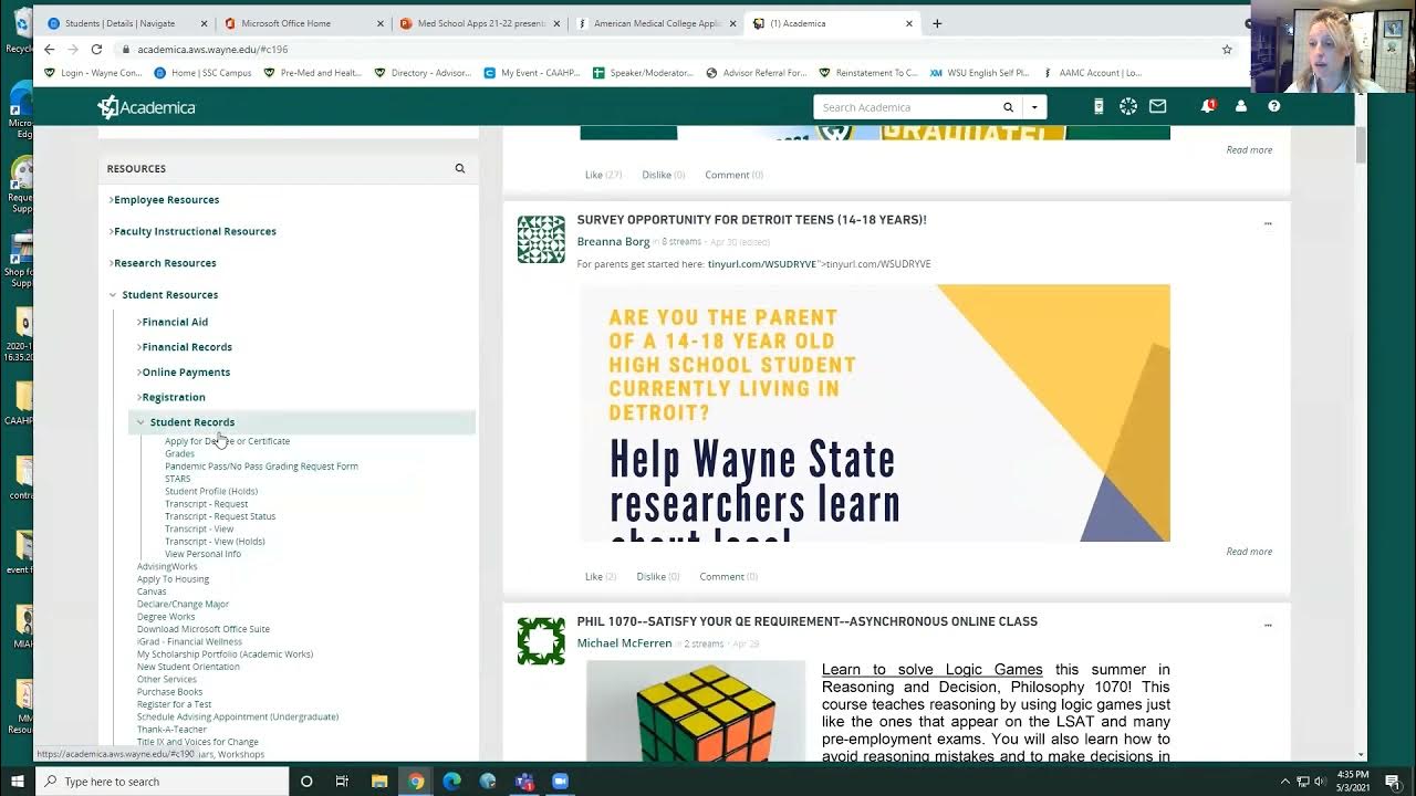 Wsu transcript request process for aamc youtube