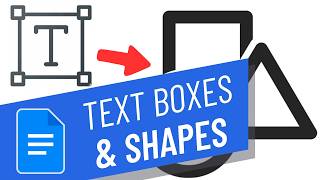 How to add Text Boxes and Shapes in google docs