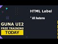 Guna UI2 HTML Label Control