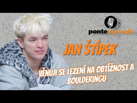 Jan Štípek – sportovní lezec: Věnuji se lezení na obtížnost a boulderingu