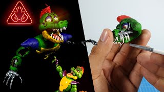 BROKEN MONTY 🐊😱(Five Nights at Freddy's: Security Breach) PLASTILINA✔✔✔ PORCELANA✔✔ POLYMER CLAY✔