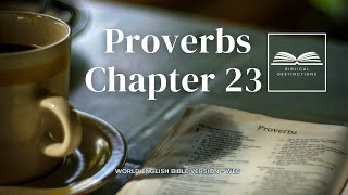 #Proverbs Chapter 23 - Discerning Wisdom and Navigating Life's Choices | Audio Bible Series | WEB