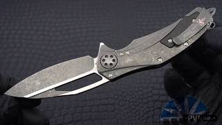 Marfione Custom Mini Matrix Titanium / CF Handle Fallout Blade