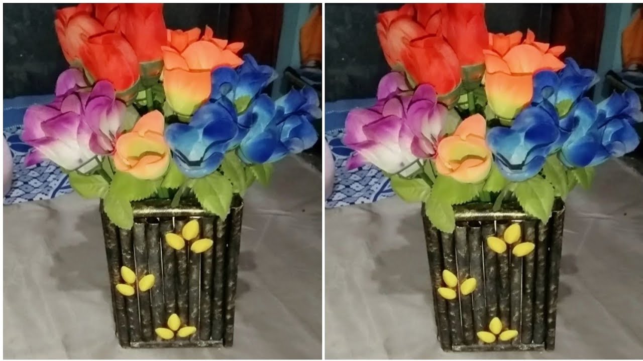 Amezing DIY flower vase making Ideas😍||Best out of waste ideas||very ...