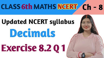 Q 1, Ex 8.2 - Decimals - Chapter 8 - Class 6th maths NCERT | maths new syllabus ncert
