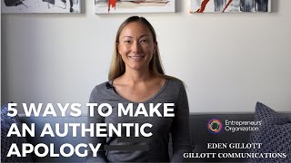 5 Ways to Make an Authentic Apology