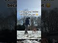 Golfing in the SNOW… because why not 😳 #golf #snow #golfrules #internetinvitational #vizsla