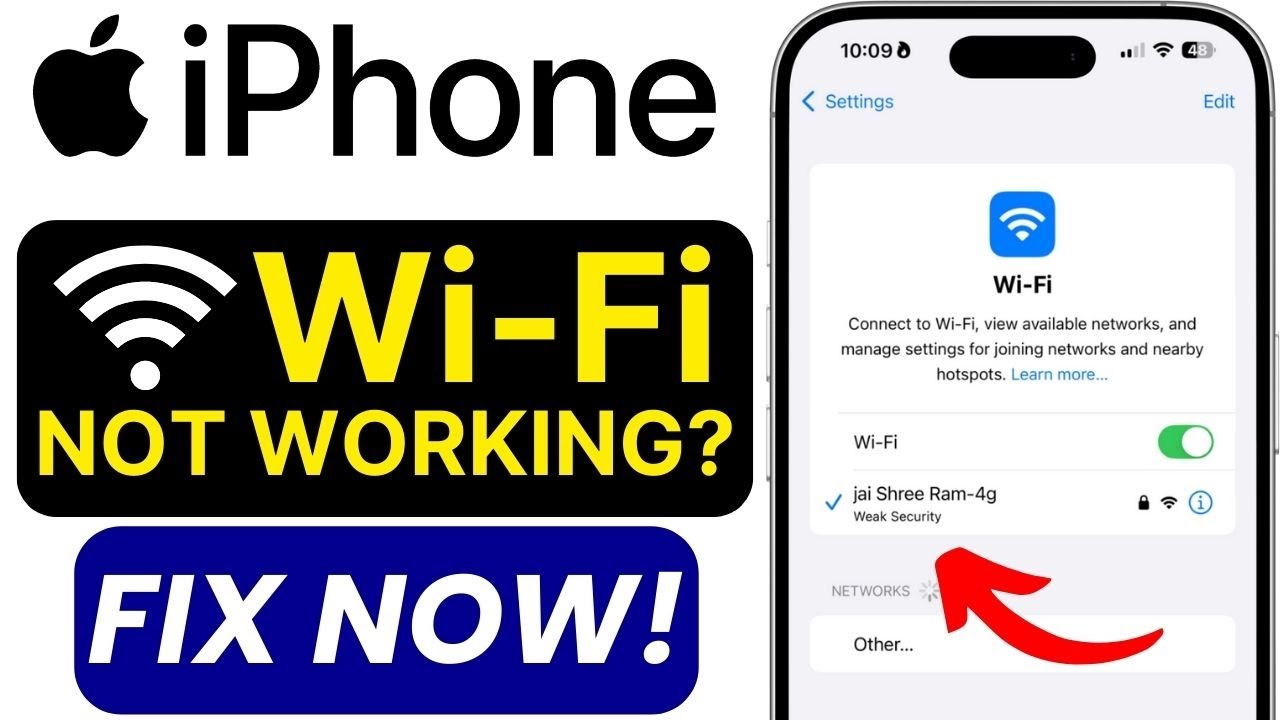 iPhone WiFi Not Working — Latest Fix Guide | How to Fix iPhone Network ... - Iphone Wi-Fi Not Working